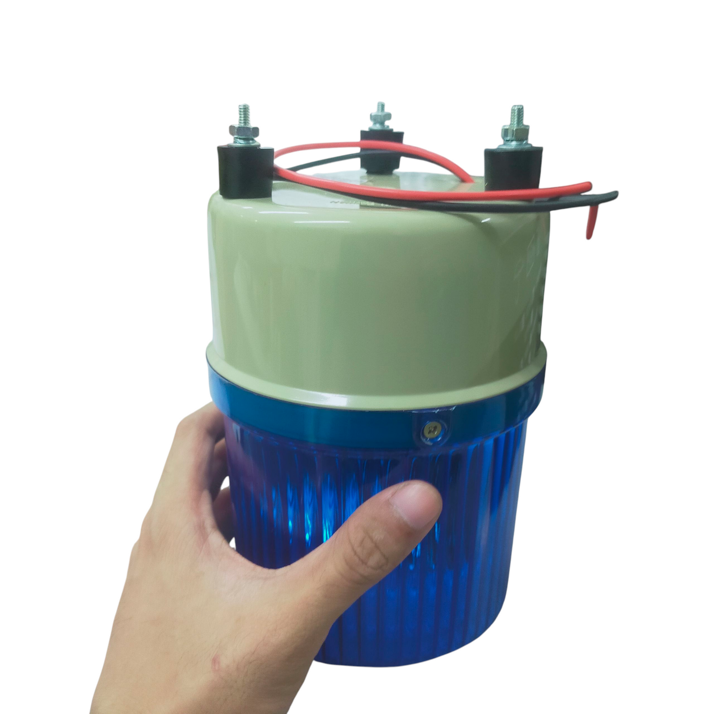 Denko Revolving Light, Warning Light (Rotary Beacon) 24V DC Blue