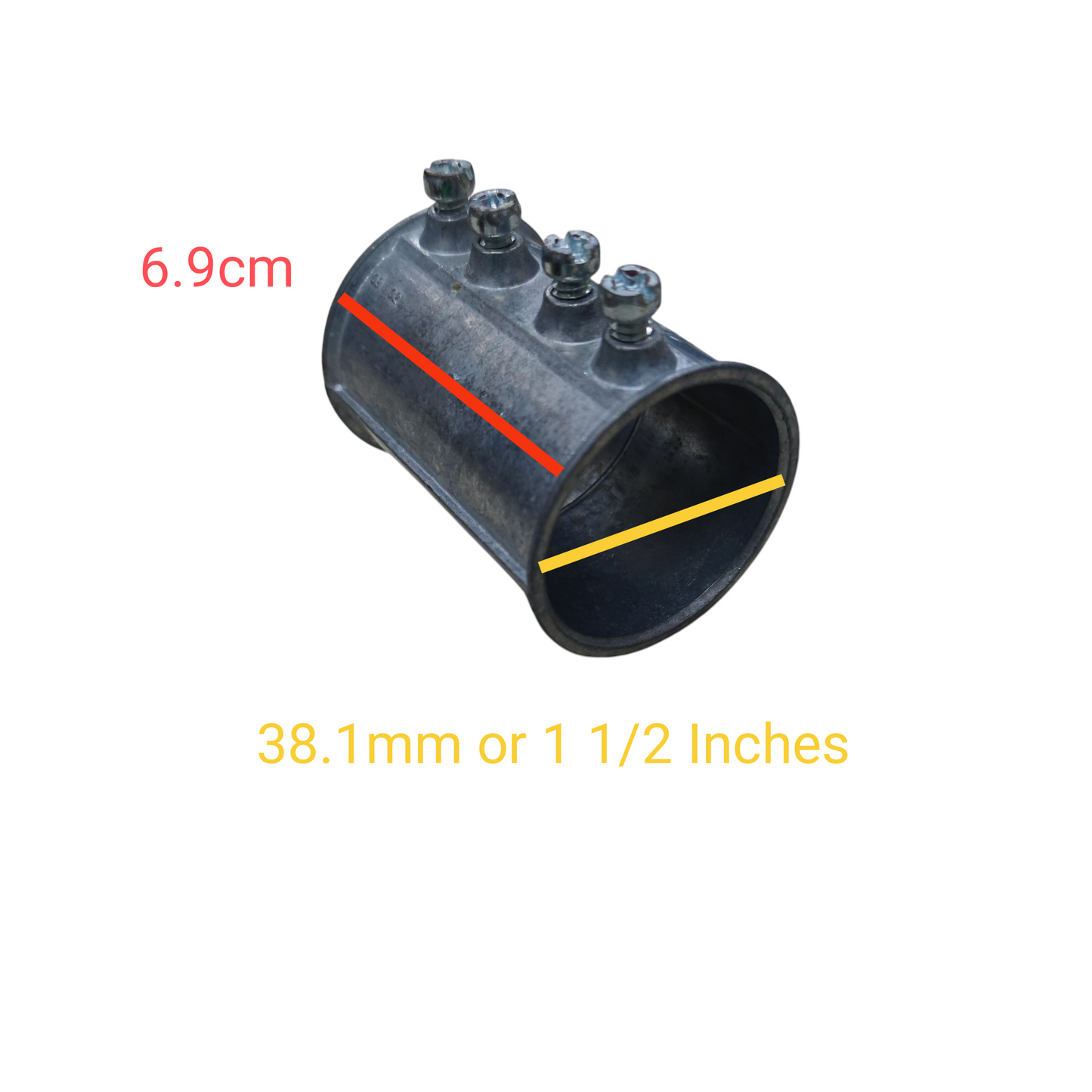 Local 1 1/2 Inch EMT Coupling 38.1mm