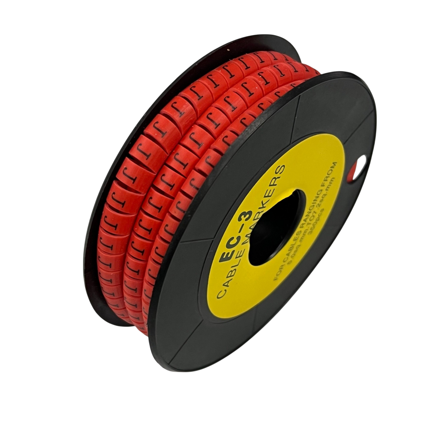 Grippes (J) Cable Marker Red 5.0mm to 7.2mm 350pcs