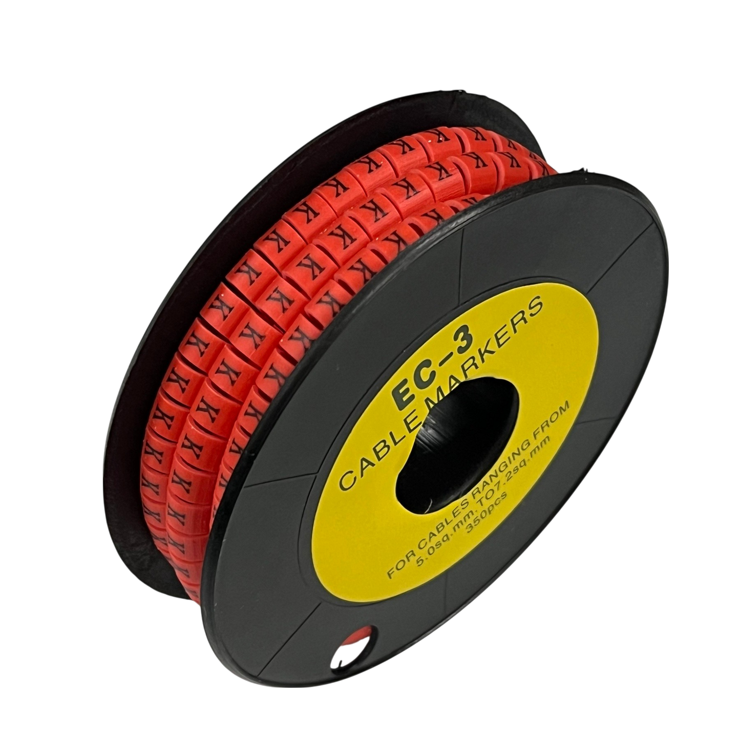 Grippes (K) Cable Marker Red 5.0mm to 7.2mm 350pcs