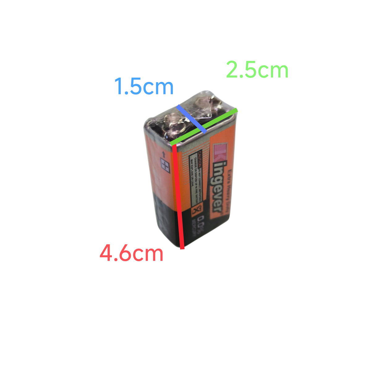 Kingever 9V Battery 6F22