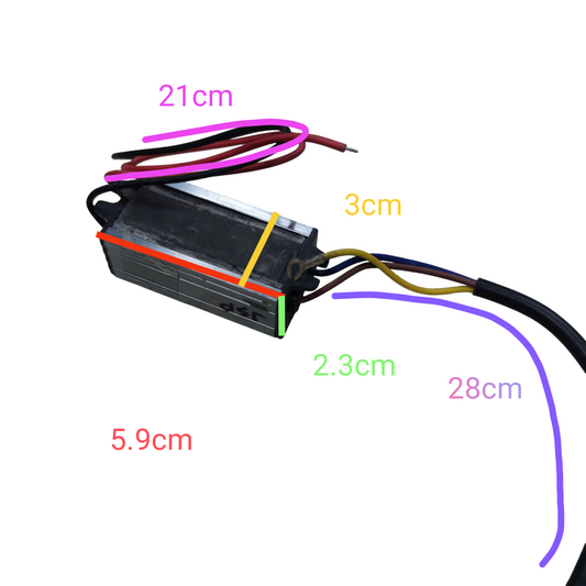 LED Driver 30W 220V Input 85-265V AC Output 22-38V DC 900mA for 30W SMD LED Chip