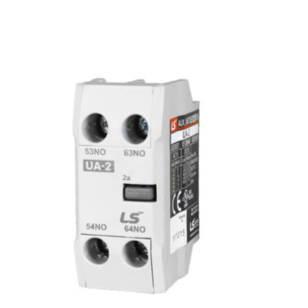 LS Magnetic Contactor Auxiliary Contact Block, Top Mounted 1NO+1NC UA-211