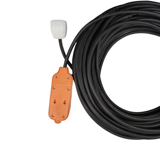 Omni 2 Gang Heavy Duty 3 Core Extension Cord 15A 250V Royal Cord Full Grounded Phelps Dodge Plug WHG-008 Outlet WRO-102, 16/3 Extension Leads,