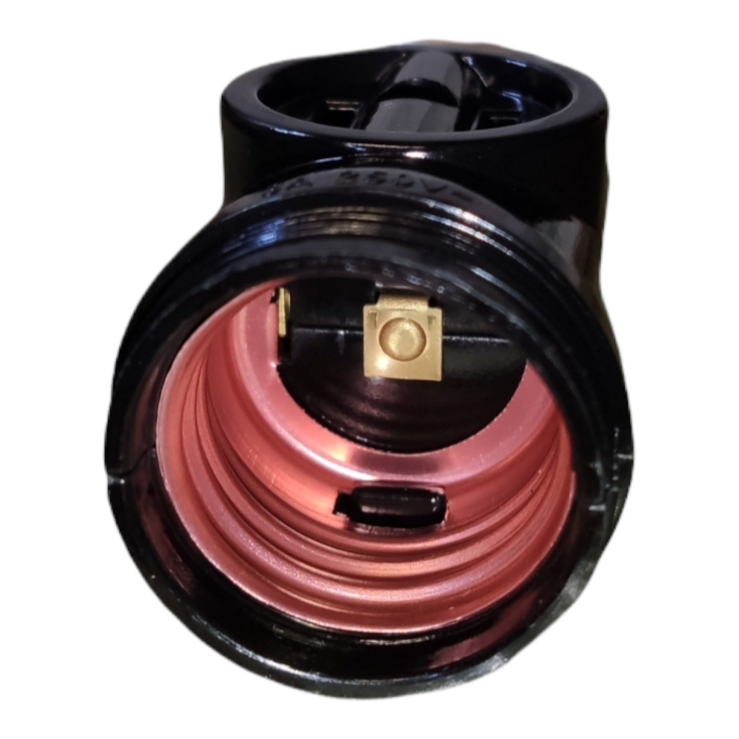 Omni Keyless Current Tap Socket E27 3A 250V with 2 Flat Pin Outlet E27-702 Electx Electrical Supply