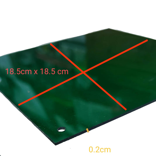 Optical Filter Green 18.5cm x 18.5cm, Acrylic Color Filter Green