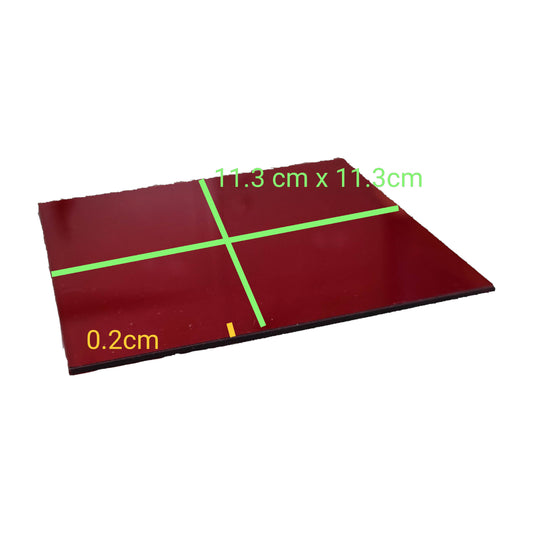 Optical Filter Red 11.3cm x 11.3cm, Acrylic Color Filter Red