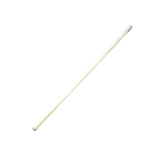 A single long, slender ivory or cream-colored golf club shaft shown diagonally on a plain white background.