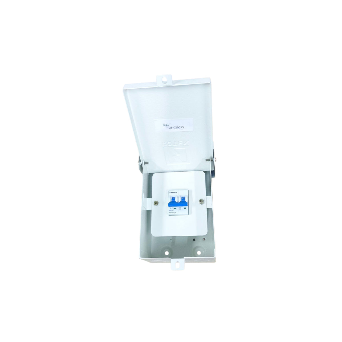 Panasonic 50A 2P 6KAIC 220V Miniature Circuit Breaker with Nema 3R Enclosure Outdoor BBD2502CNTB