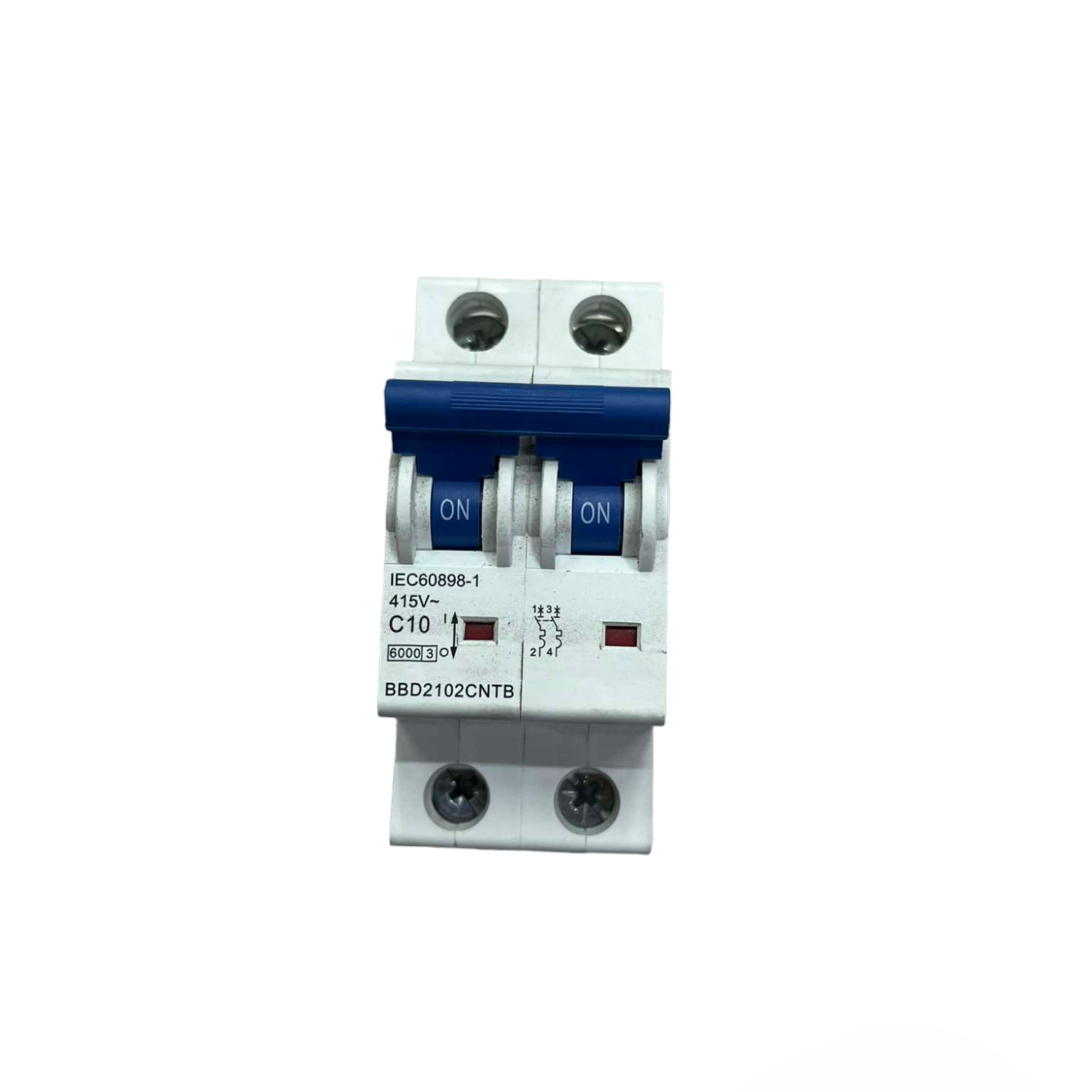 Panasonic 10A 6KAIC 220V 2 Pole Miniature Circuit Breaker with