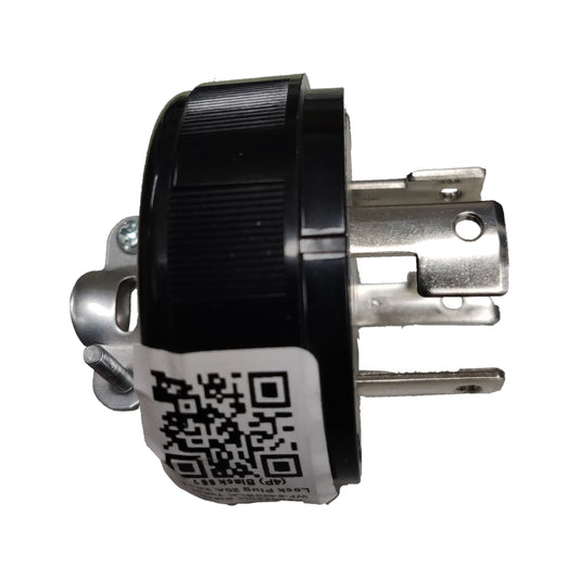 Panasonic 20A Twist Lock Plug 3P+E (4P) 250V (ML-3) WF6420BK Twistlock Plug 20A 3P+E Electx Electrical Supply