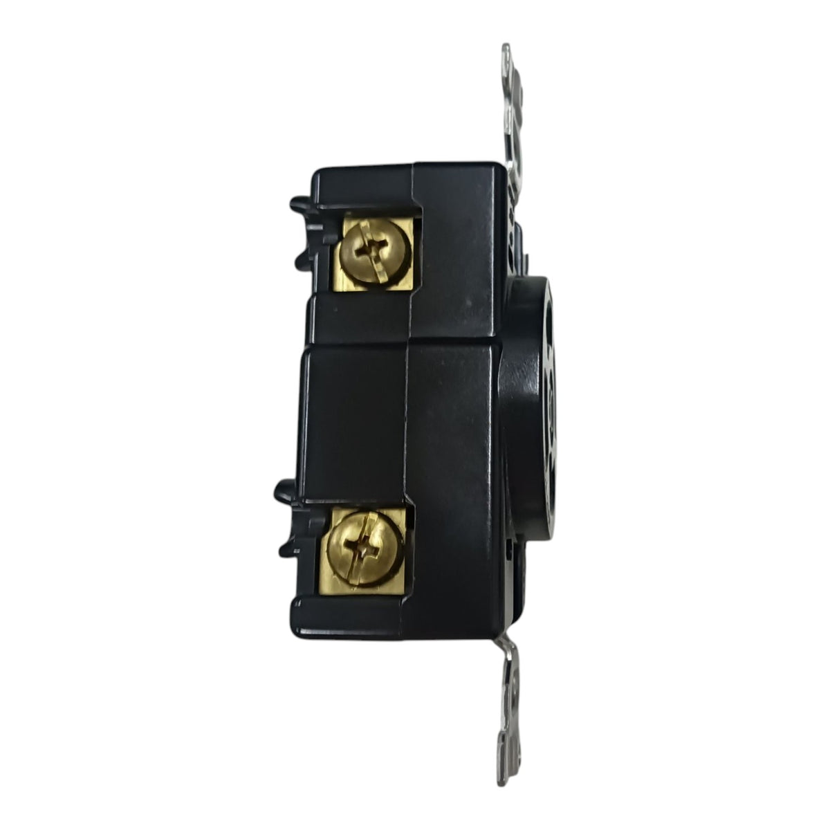 Panasonic 30A Twist Lock Set Outlet with Plate and Plug 3P+E (4P) 250V Twistlock (NEMA L6 Black WF2430/WNF6254W-8/WF6430B Electx Electrical SUpply