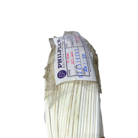 Philflex TF wire 16/7 1.25mm, Hook Up TF wire 1.25mm White PXTF16/7W