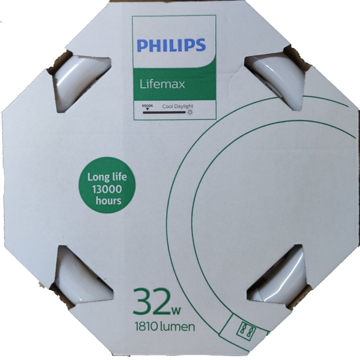 Philips 32W Circular Fluorescent Tube T9 Lifemax TLE 32W/54-765 6500K