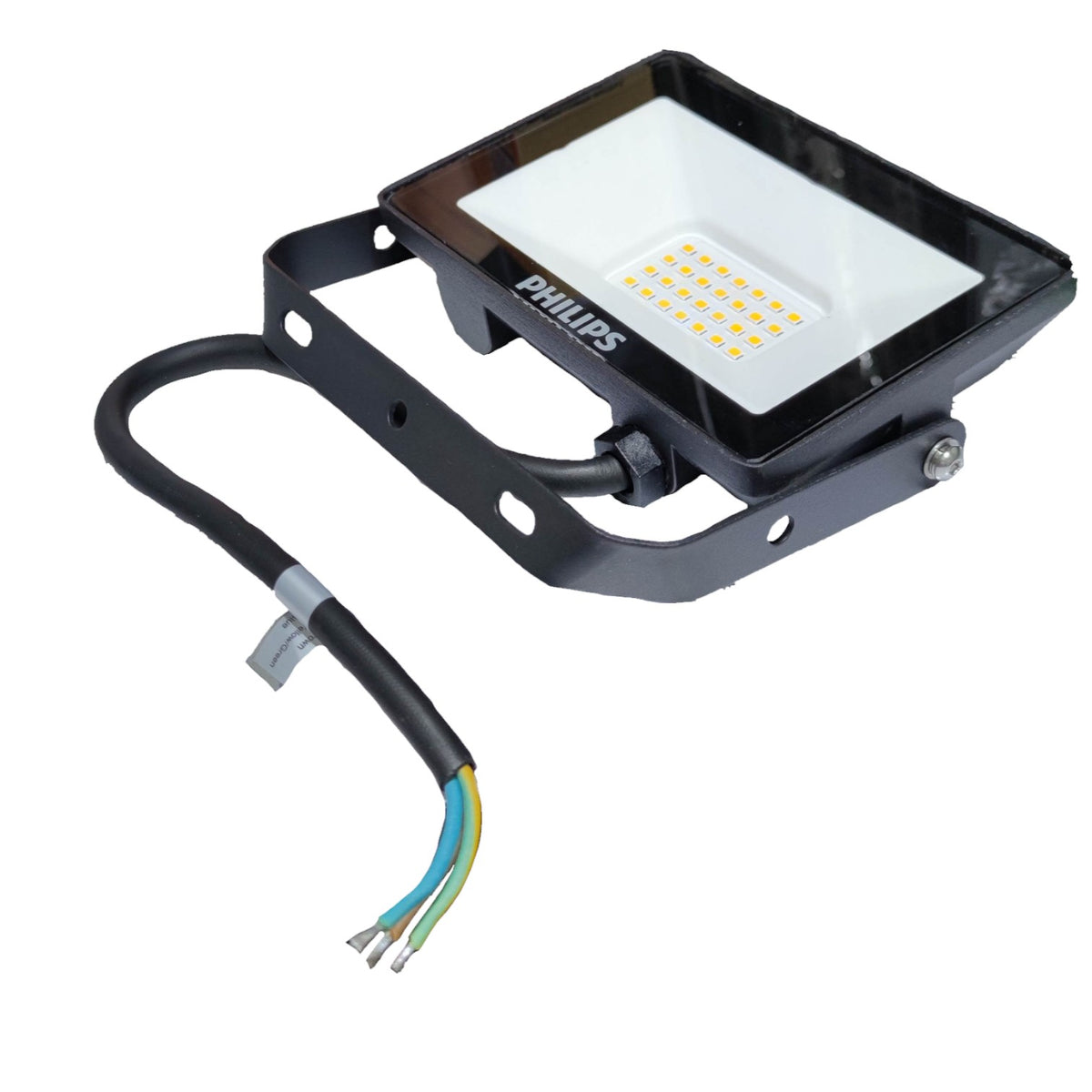 Philips LED flood light on a white background