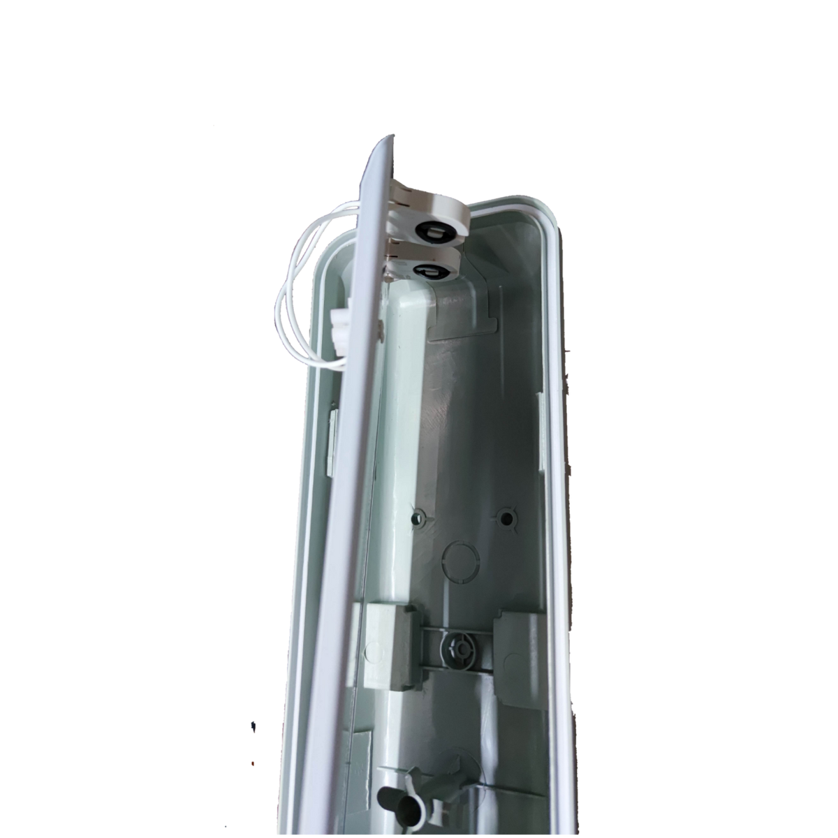 Philips and Opple weatherproof LED fluorescent fixture for durable outdoor lighting installations
