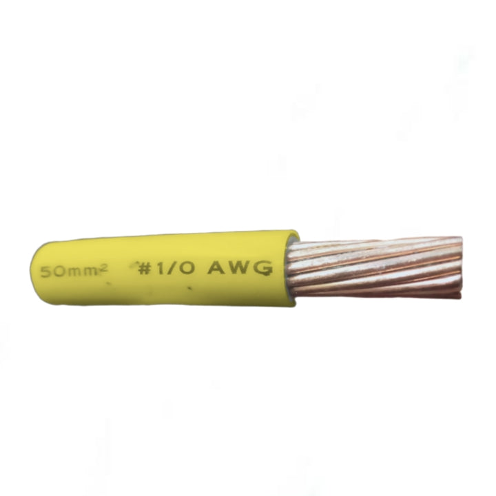 Phelps Dodge THHN Wire 50mm Stranded AWG 1/0 (1 Meter) Yellow