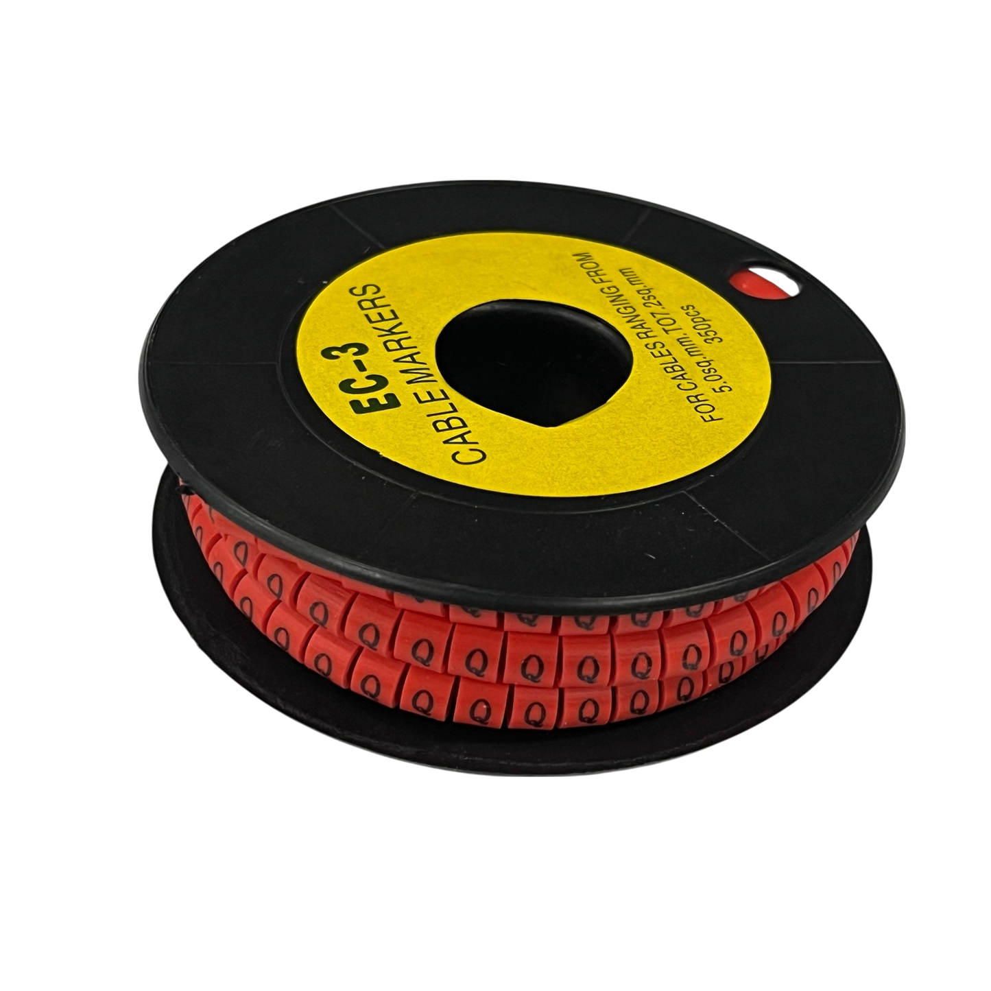 Grippes (Q) Cable Marker Red 5.0mm to 7.2mm 350pcs