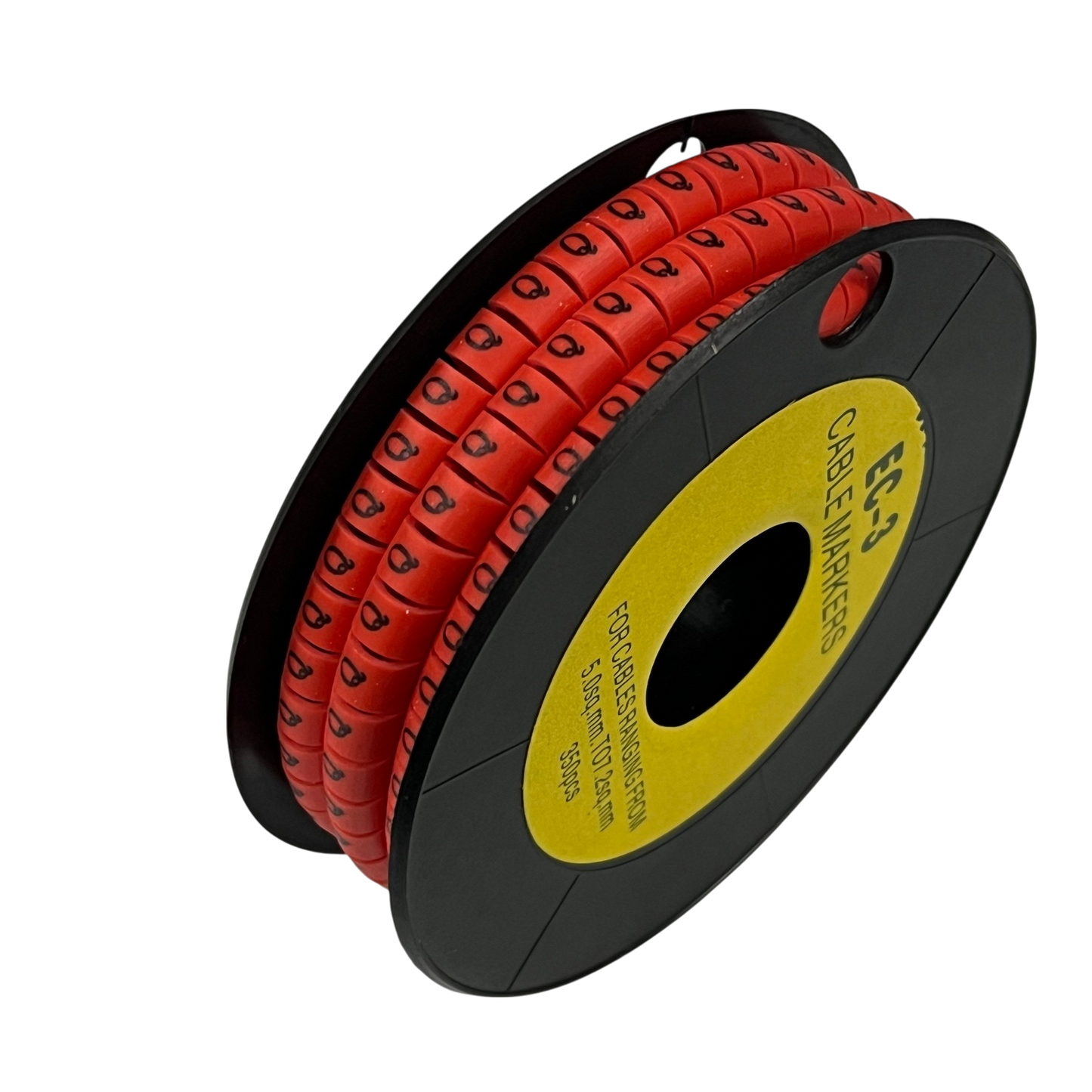 Grippes (Q) Cable Marker Red 5.0mm to 7.2mm 350pcs