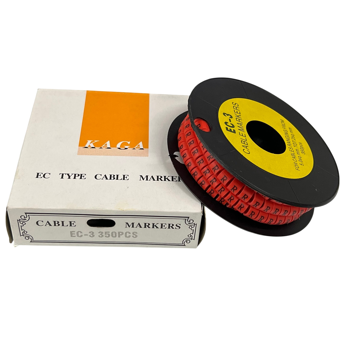 Grippes (R) Cable Marker Red 5.0mm to 7.2mm 350pcs