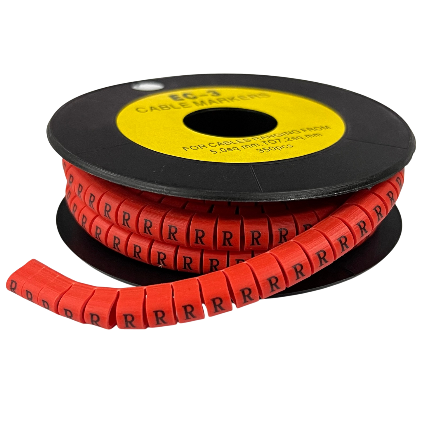 Grippes (R) Cable Marker Red 5.0mm to 7.2mm 350pcs
