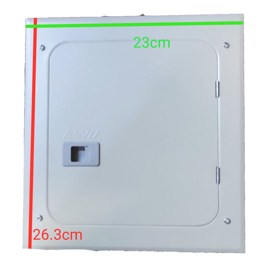 Royu Panel Board 3x3 6 Holes for 2 Pole Plug in Circuit Breaker RPF01P2N06 I Electx Electrical Supply