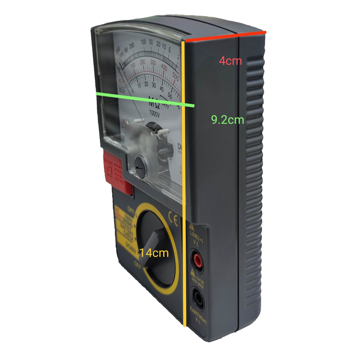 Sanwa Insulation Resistance Tester DM1009S with clear display and robust design for electrical testing