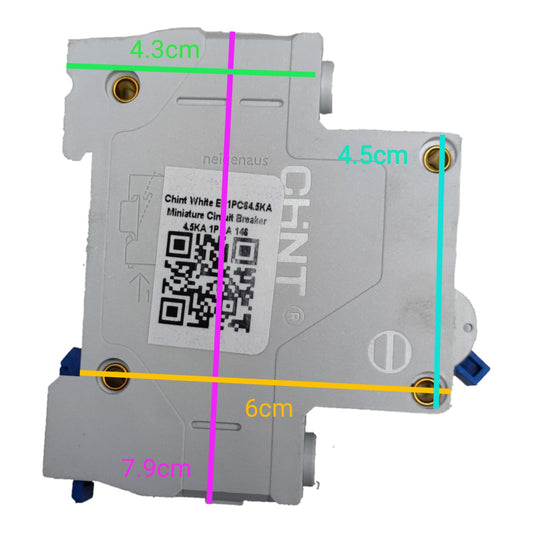 Sassin 2A 1 Pole Miniature Circuit Breaker 4.5 KAIC 220V DIN Rail Type MCB 3SB1-63C2 Electx Electrical Supply