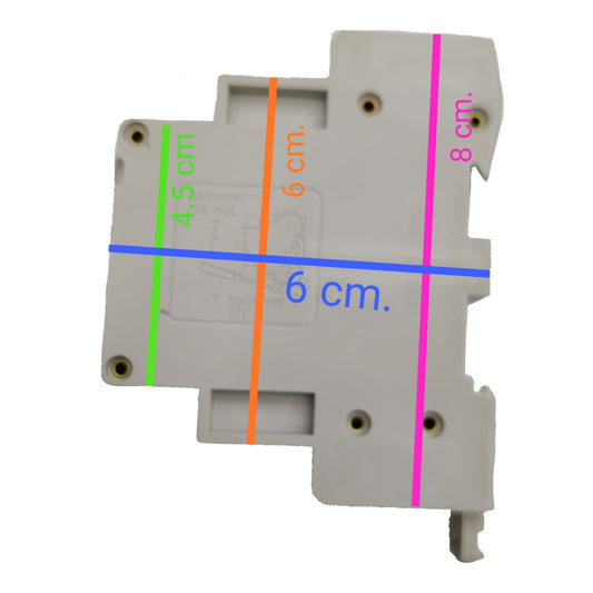 Sassin Indicator Lamp 220V Yellow DIN Rail Type Electx Electrical Supply