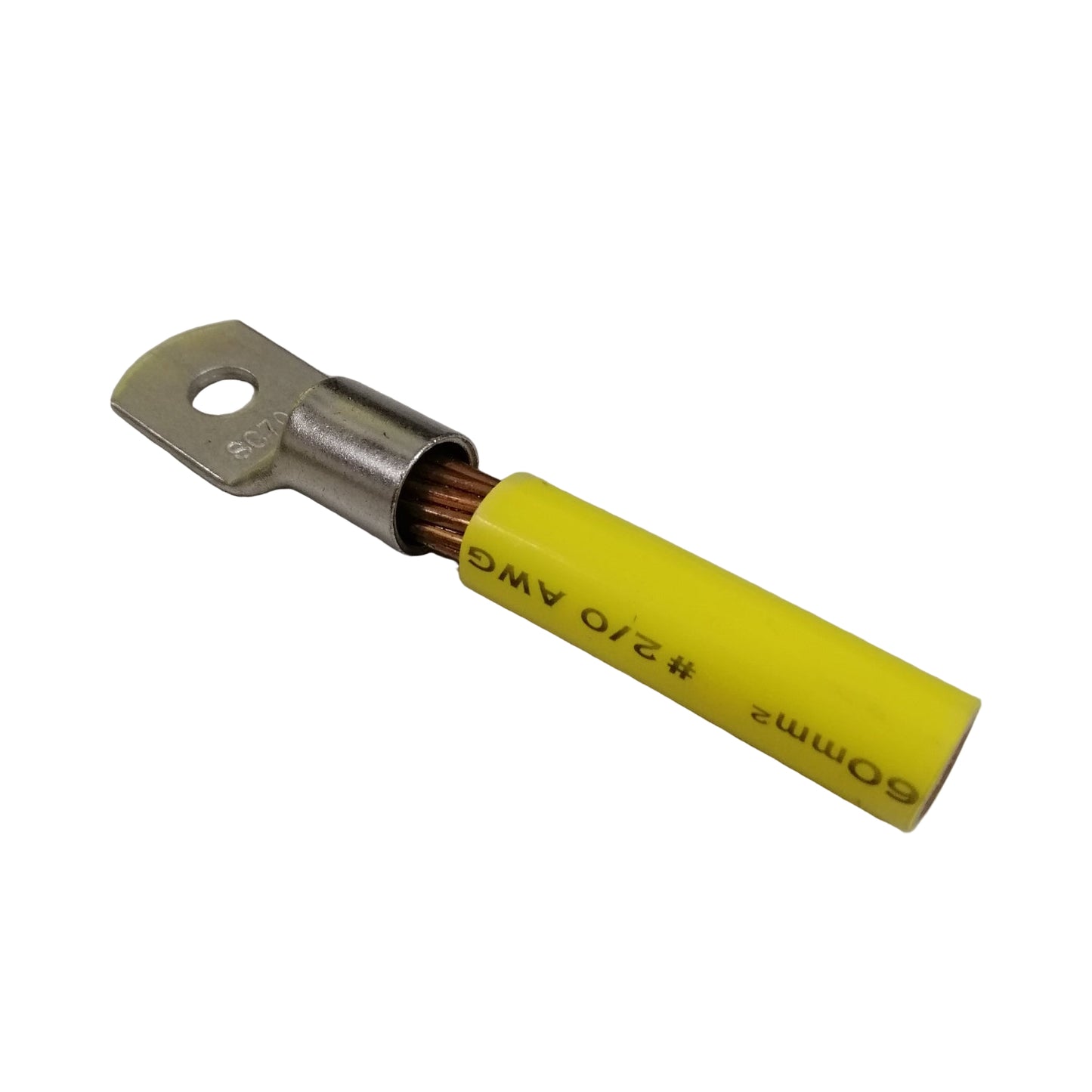 Sassin Terminal Lugs Crimp Type Short Barrel Lug 60mm Wire Size 8mm nut