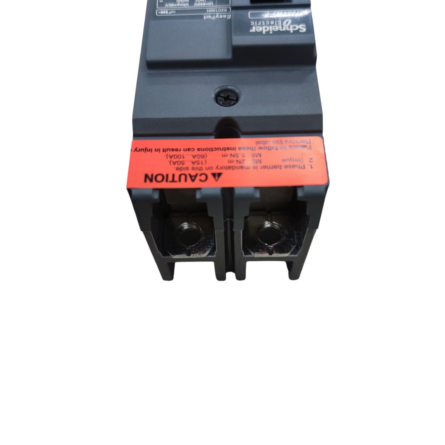 Schneider 25A 2 Pole Breaker Industrial Easy Pact Single Phase Industrial Circuit Breaker EZC100H2025 25KAIC 250V MCCB Electx Electrical Supply