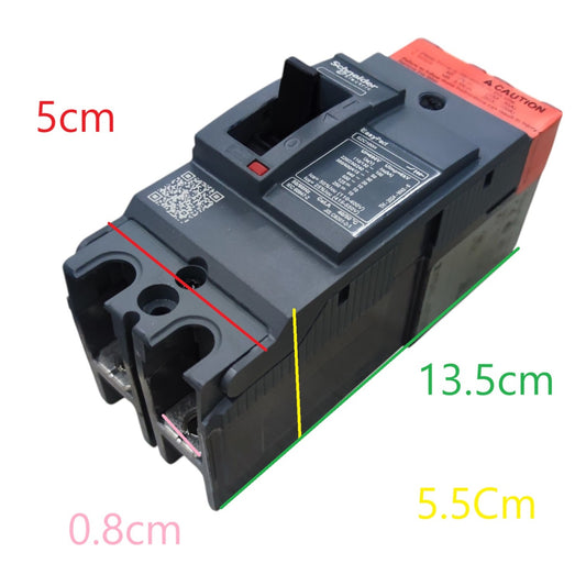 Schneider 40A 2 Pole Breaker Industrial EasyPact 25KAIC 250V MCCB EZC100H2040 I Electx Electrical Supply