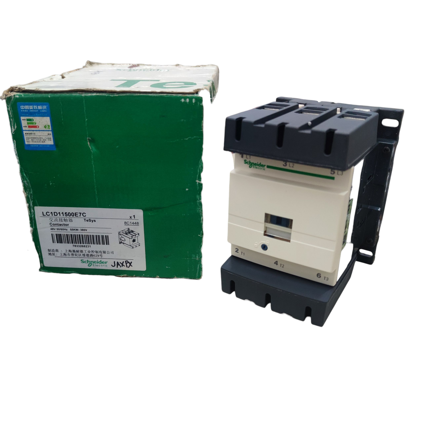 Schneider Magnetic Contactor 115A 48V AC Coil LC1D115E7
