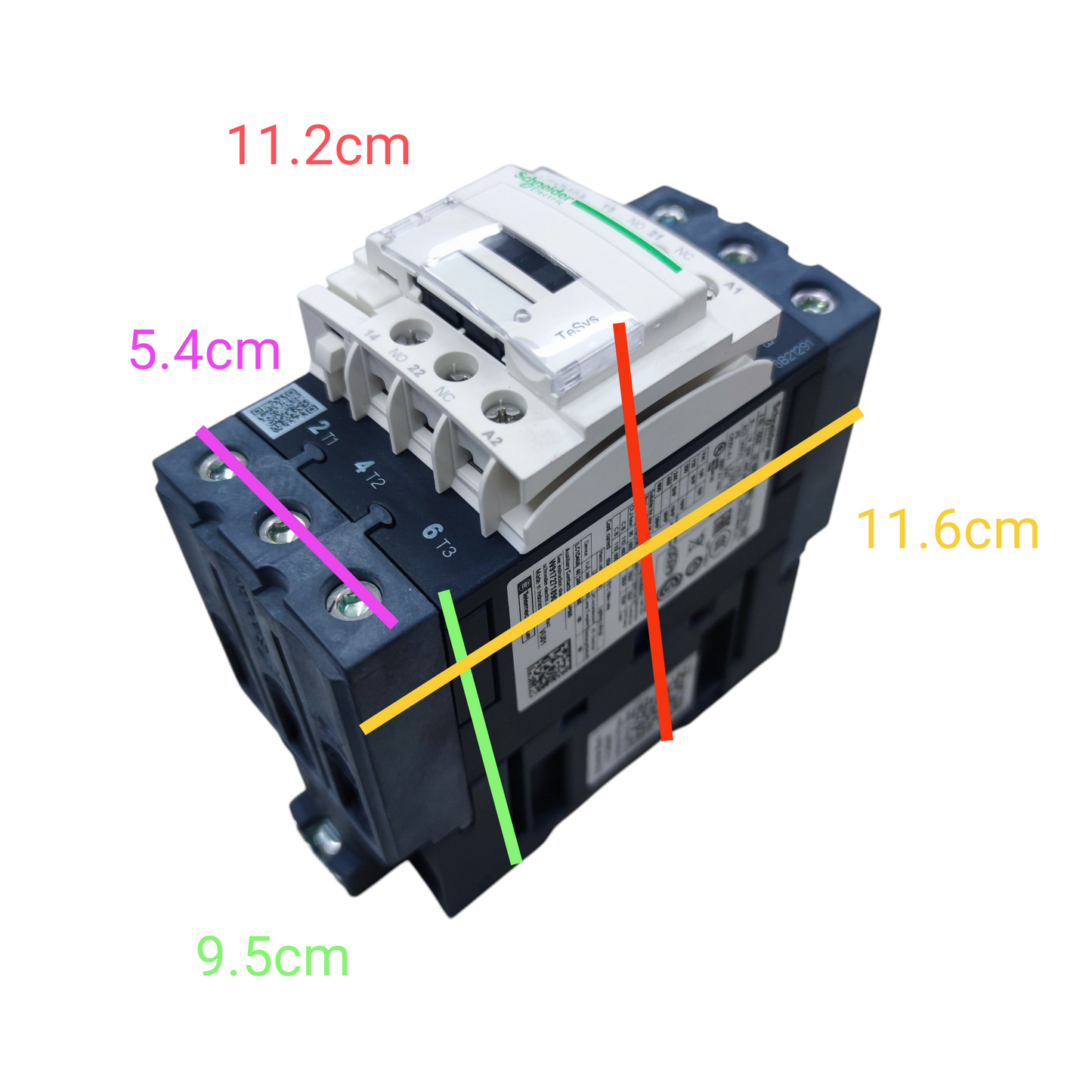 Schneider Magnetic Contactor 40A 220V Coil SE-LC1D40M7 LC1D40