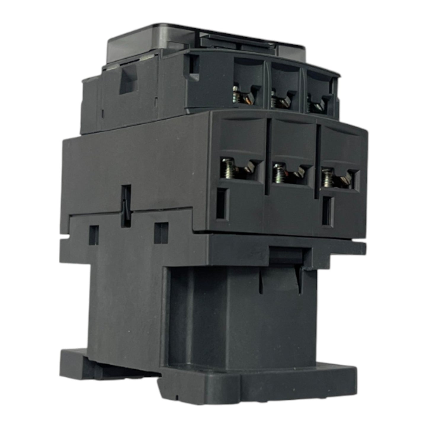 Black electrical contactor on a white background Schneider Magnetic Contactor GRAY 18A 220V Coil LC1D18M7, LC1D18 Electx Electrical Supply