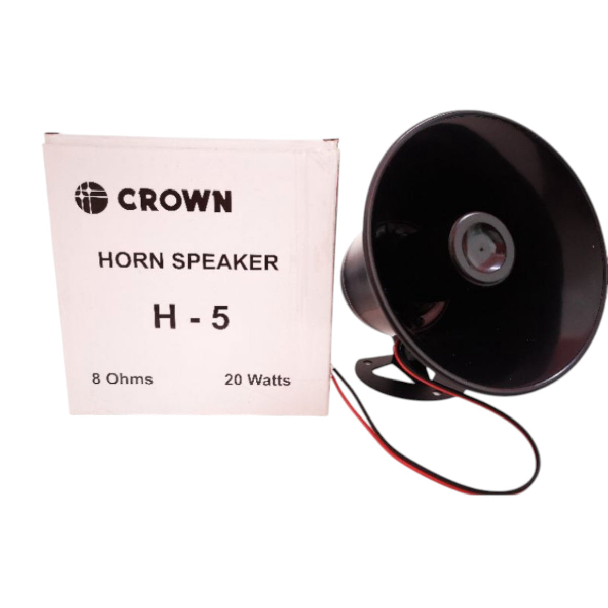 Horn Speaker 20W 8 Ohms 5 Inches with Voice Coil Black H-5