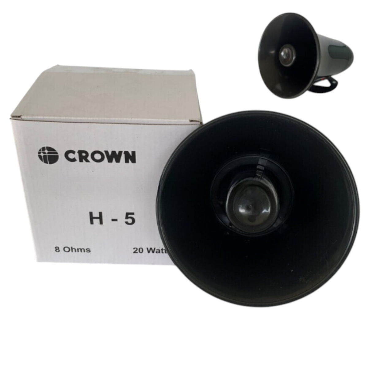 Horn Speaker 20W 8 Ohms 5 Inches with Voice Coil Black H-5