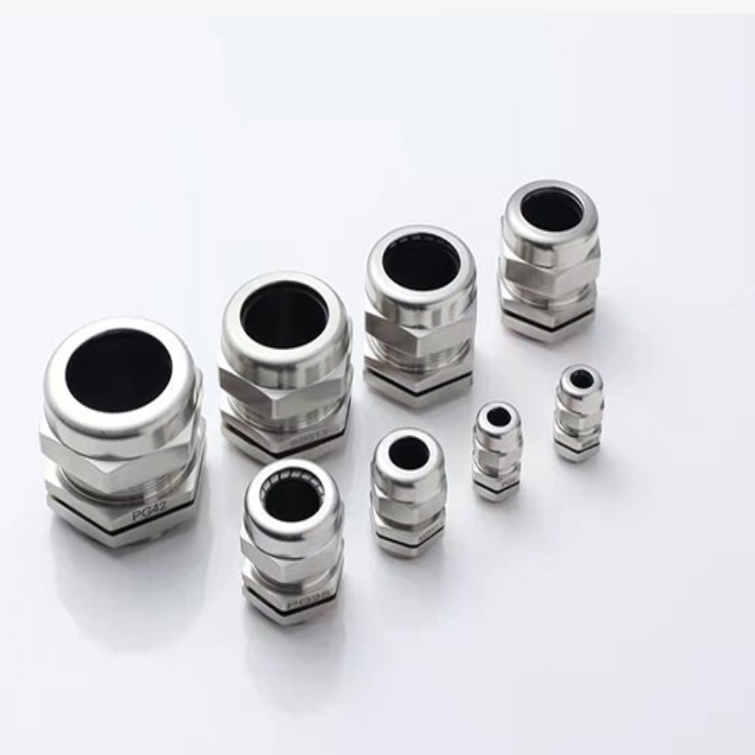 McGill Stailess Steel Cable Gland 37-44mm, M63 M Series Nickel Brass Plated
