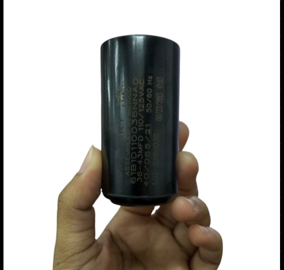 Mallory Motor Starting Capacitor 36-43MFD 110/125 VAC