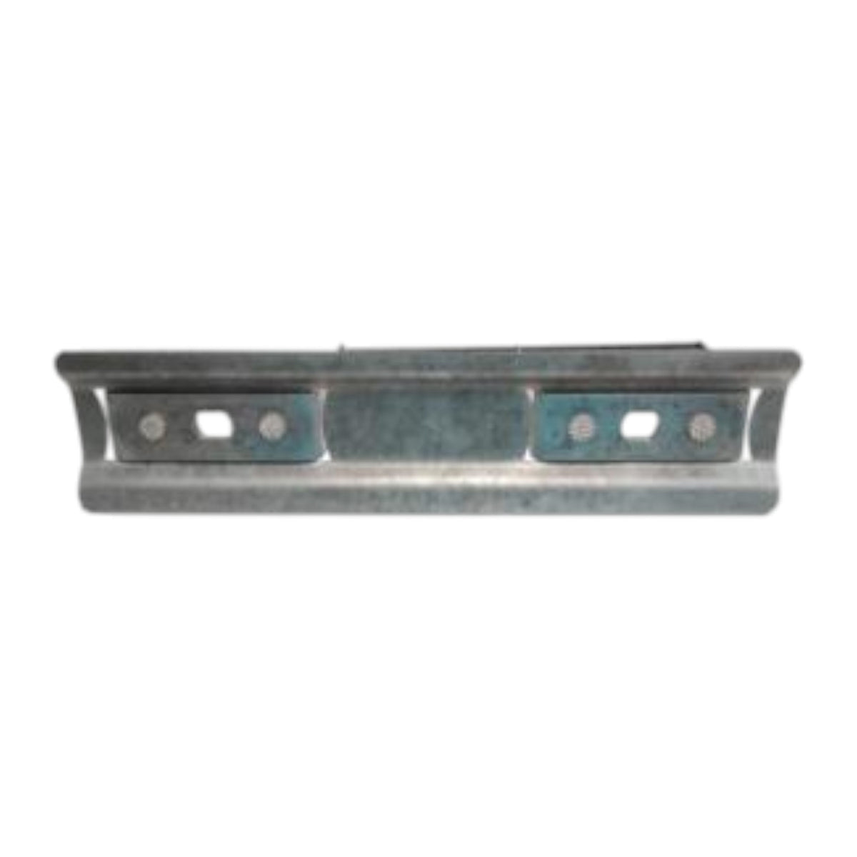 Metal bracket on a white background Secondary Rack 2 Wire Galvanize Steel For Cable Management Electx Electrical Supply