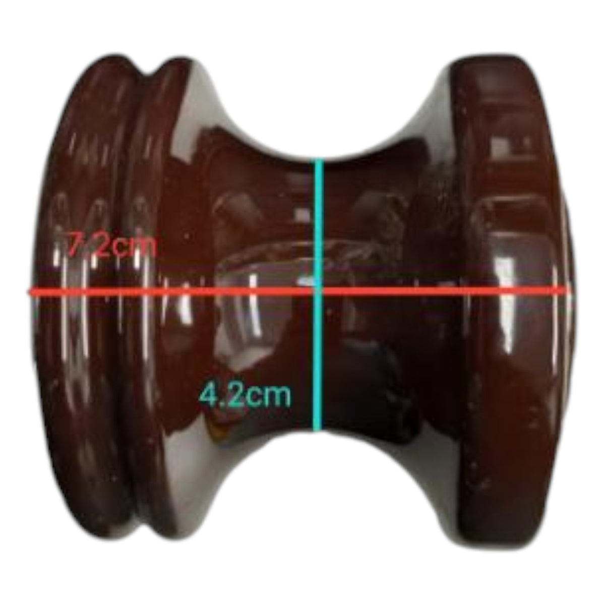 Secondary Rack 2 Wire with Spool Insulator Ceramic for Cable Management