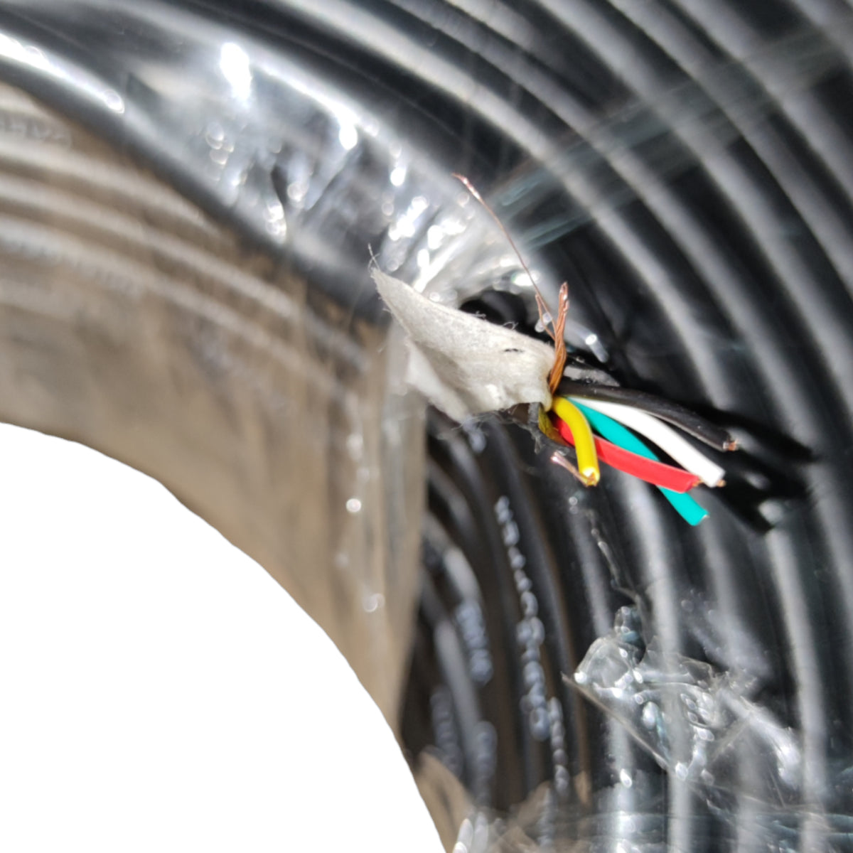 Shielded Copper Stranded Wire 5+1 AWG 26 1 Roll 100M