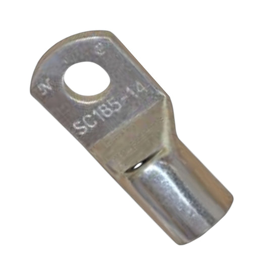 Metal terminal with 'SC185-44' marking on a white background