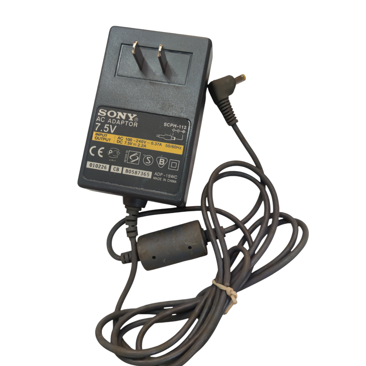 Sony AC Adaptor for Sony 7.5V DC 2.2A SCPH-112 Replacement Adaptor