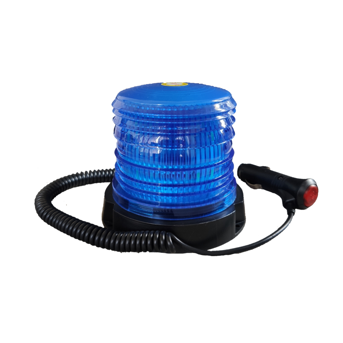 Sub Zero Blue Warning Light 10-30V DC with Coiled Power Cord for Emergency Signaling
