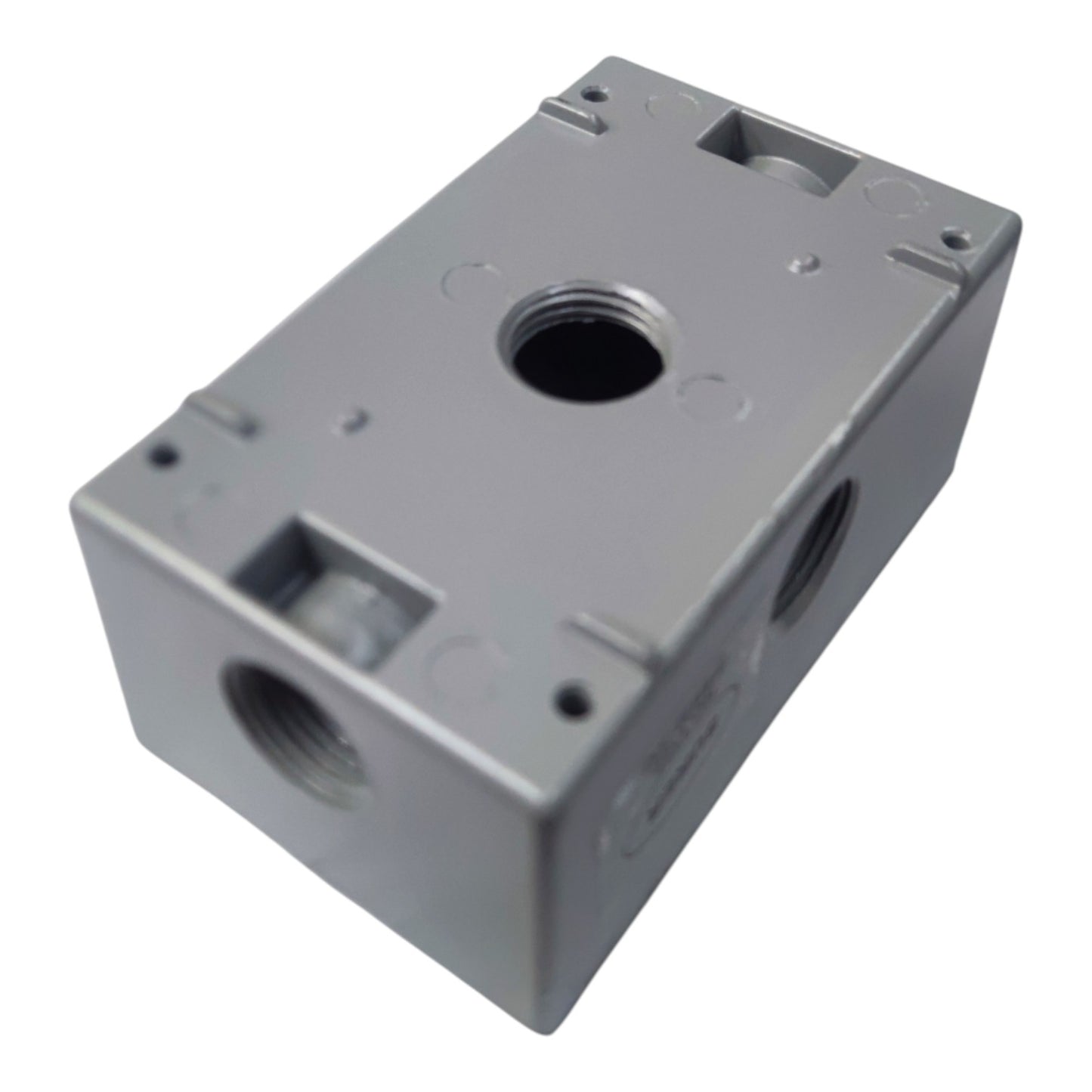 Surer 1/2 Hub Marine Utility Box 2x4 Top Hub Thread x Top Hub Thread x Side Hub and Bottom Hub FS Box No.1123 Electx Electrical Supply