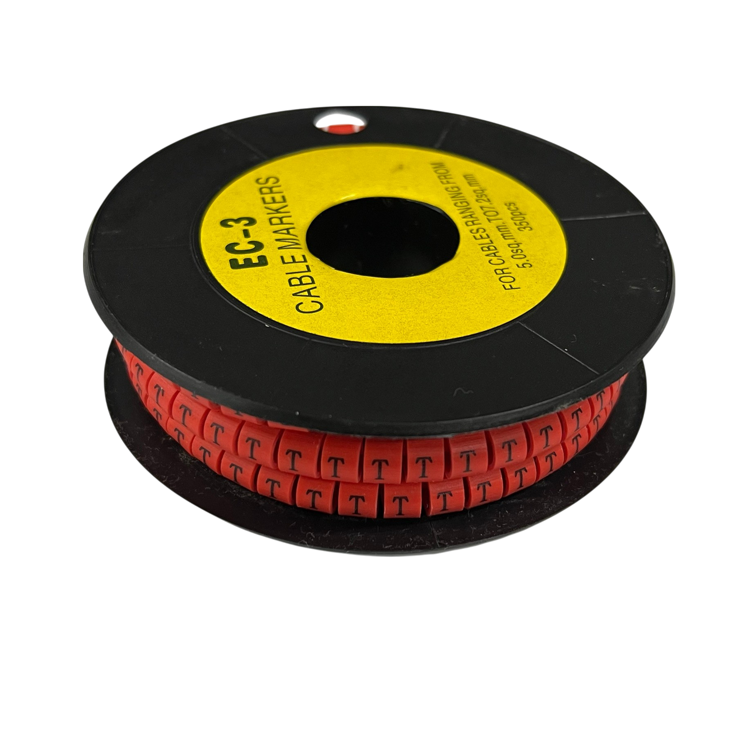 Grippes (T) Cable Marker Red 5.0mm to 7.2mm 350pcs
