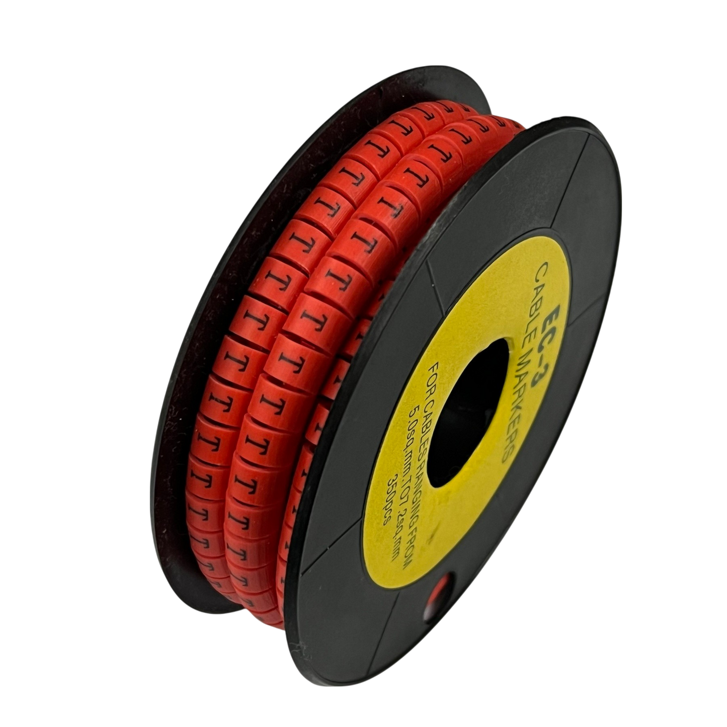 Grippes (T) Cable Marker Red 5.0mm to 7.2mm 350pcs