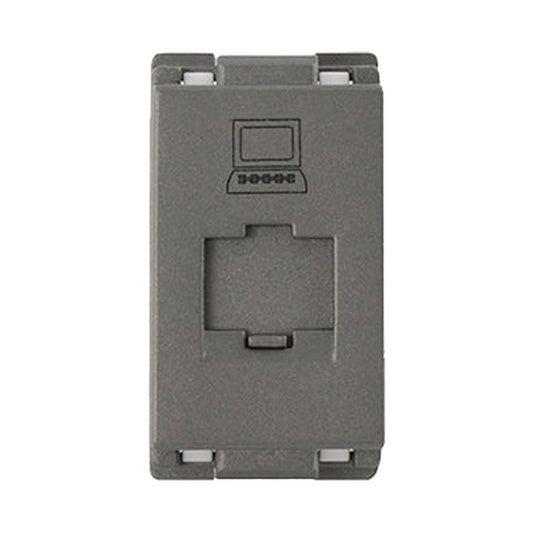 T&J RJ45 CAT6 Computer Module W8211PC Matt Gray