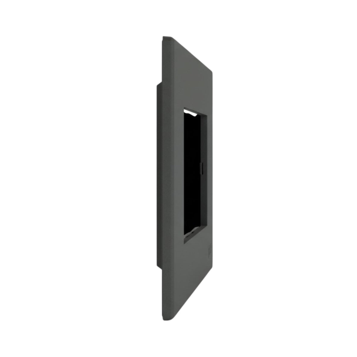 T&J 3 Gang Plate with Mounting Bracket Matt Gray W1113-HMSB